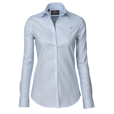 Laksen Ladies Eton Shirt - Sky Blue